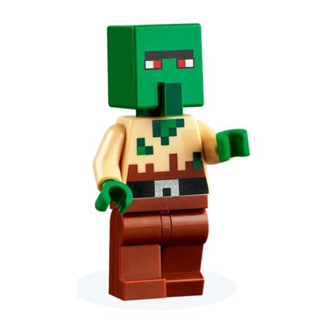 LEGO Zombie Villager With Tan Torso Minifigure Brick Owl LEGO