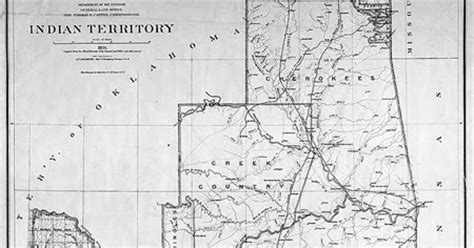 Maps of Indian Territory Dawes Act Lesson Plan | Native History Magazine