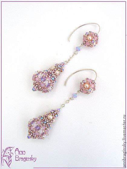 Серьги "Розовые капли" в интернет-магазине на Ярмарке Мастеров | Москва ...