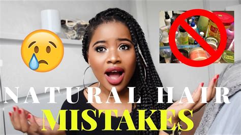 My Natural Hair Mistakes Youtube