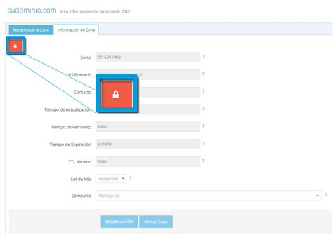 [es] Dns App Datos De La Zona Soporte Planisys