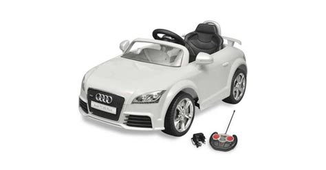 Audi TT RS elektromos kisautó távirányítóval fehér Pepita hu