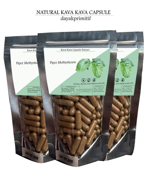 Kava Kava Capsule Extract Piper Methysticum Capsule Etsy