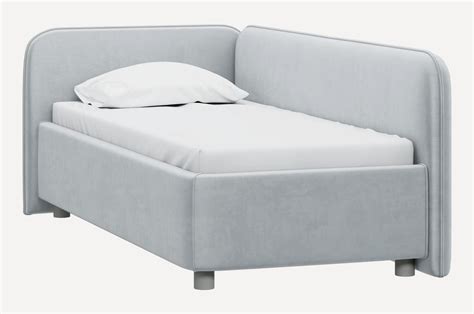 Кровать Кейла 120 Barhat Silver – купить в Москве по цене 44 990 рублей ...