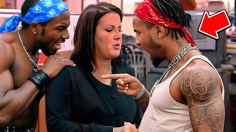 Gangster Gets DROPPED By Security After STRIKING Ashley Hardcore Pawn