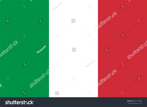 National Flag Of Italy - Italian Tricolor Stock Vector 201479486 ...