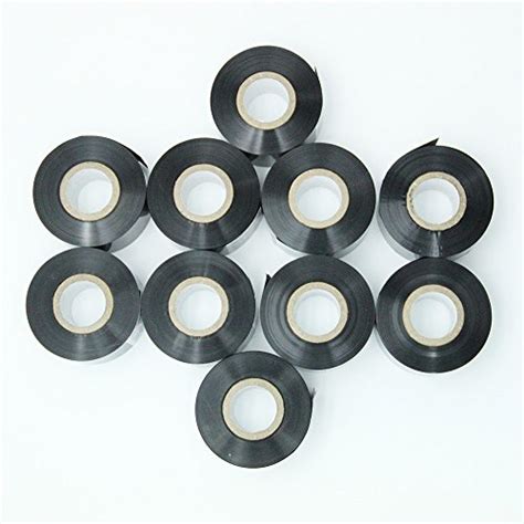 Rolls Black Hot Stamp Ribbon Mm X M Thermal Transfer Ribbon For Coder Printer Machine On