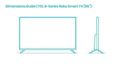 Tcl Series Roku Smart Tv Dimensions Drawings Dimensions Guide