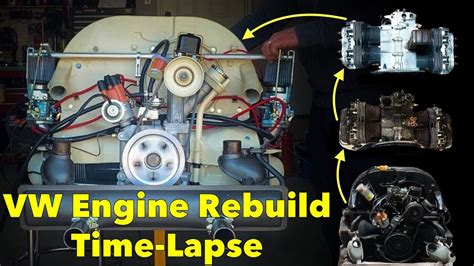 Engine Rebuild Time Lapse Classic Volkswagen Beetle Complete Engine