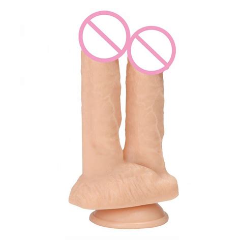 Duplo Dildos Masturbação Feminina Penetração Vagina para Anal Grande