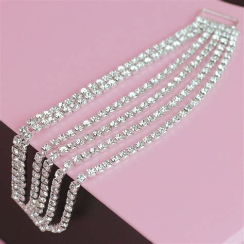 Set Of Rhinestone Bottom Connectors Bikini Connectors Vicky Ross Fit