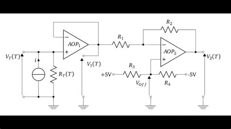 Circuit De Conditionnement D Un Capteur De Temp Rature Pt Aide