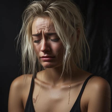 Premium Ai Image Photo Of A Depressed Woman Crying