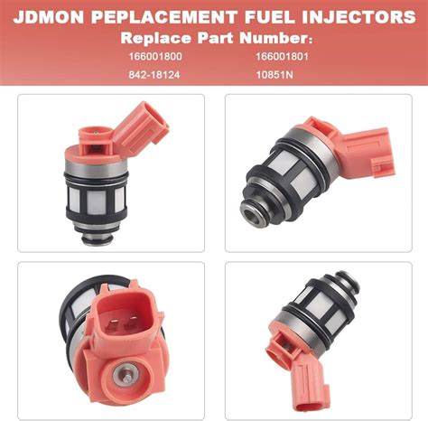 Fuel Injectors Air Intake Fuel Delivery Parts Accessories 6x Fuel