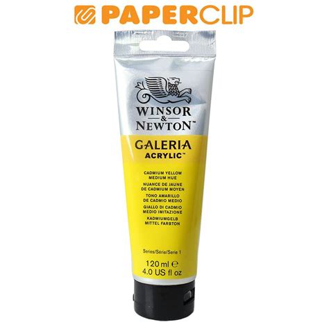 Jual CAT ACRYLIC WINSOR NEWTON GALERIA 120ML CADMIUM YELLOW MEDIUM