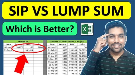 Mutual Funds Sip Vs Lump Sum Which Is Better Sip Vs Lump Sum