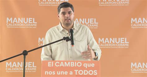 Manuel Calderón Cerame Aspira A Mejorar La Seguridad En San Juan