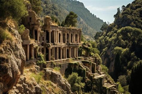 Las Ruinas De La Ciudad Antigua Foto Premium