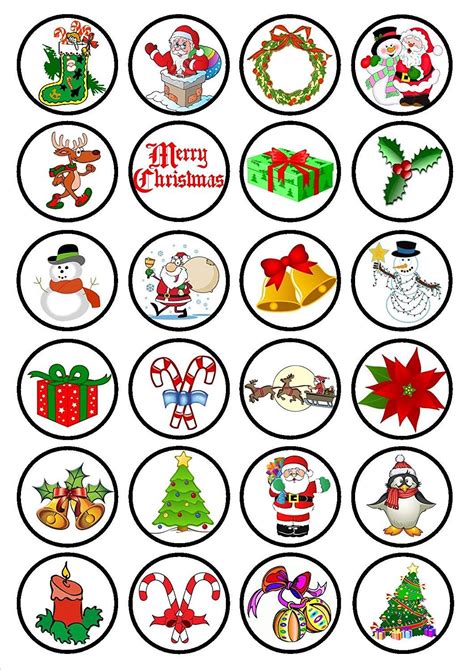 Pin By Koicha Toledo On Stickers Christmas Cake Topper Christmas