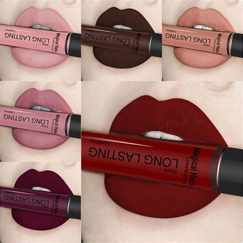 Sexy 12 Colors Lipstick Matt Lip Stick Waterproof Matte Liquid Lipstick Labial Mate Liquido Lips