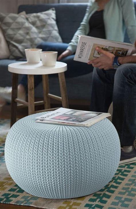 Puff Redondo: +65 Modelos Lindos e Baratos para Sua Decoração ...