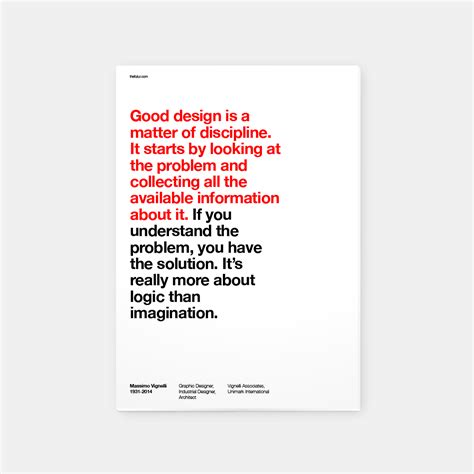 Massimo Vignelli Poster Series :: Behance