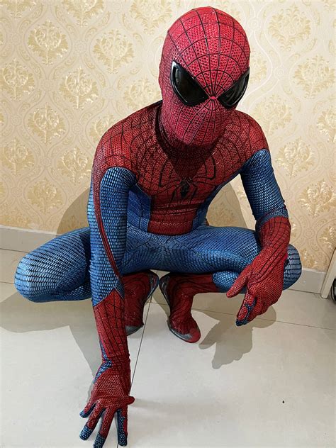 The Amazing Spiderman Suit Amazing Spiderman 1 Cosplay Suit Etsy