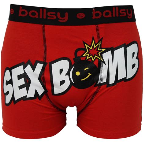 Mens Novelty Boxer Shorts Trunks Funny Rude Underwear By Ballsy | eBay