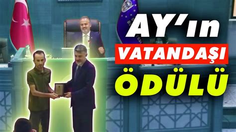 AY IN VATANDAŞI SEÇİLDİM Bursa Büyükşehir Belediye Meclis Salonu