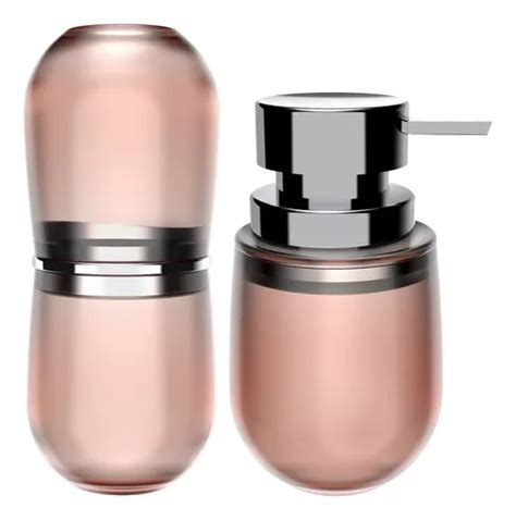 Pia Banheiro Porta Escovas Dente Sabonete Líquido Soft Verde Cor Rosa Nude Parcelamento sem juros