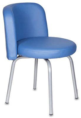 Стул Бюрократ KF-2, на ножках, искусственная кожа, синий [kf-2/or-03 ...