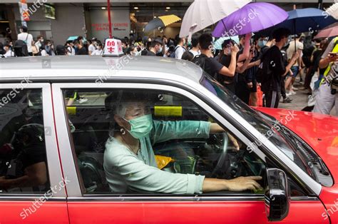 Taxi Driver Inside His Cab While Editorial Stock Photo - Stock Image | Shutterstock