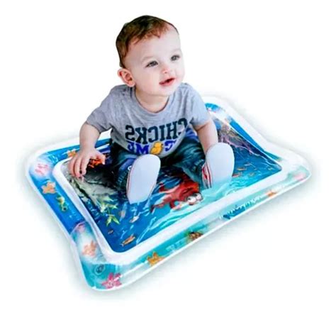 Tapete Inflable De Agua Sensorial Para Bebes Aquamat Env O Gratis