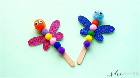 Diy Easy Dragonfly Craft Project Shesaved®