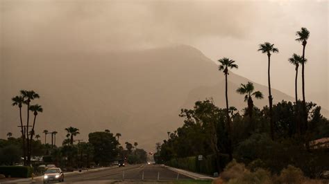 Nws Issues Severe Dust Storm Warning For Palm Springs Area