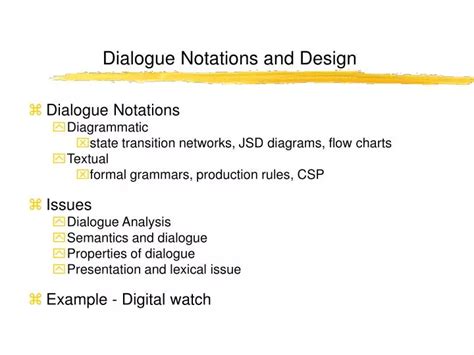 Ppt Dialogue Notations And Design Powerpoint Presentation Free