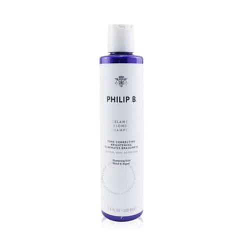 Philip B Icelandic Blonde Shampoo Tone Correcting Brightening Eliminates Brassiness Blonde