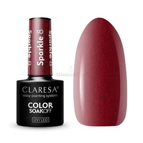 Гел лак 8 Sparkle – Claresa – Manicure Zone