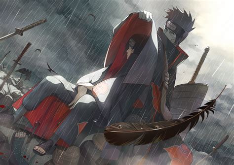 Akatsuki Hoshigaki Kisame Naruto Shippuuden Rain Uchiha