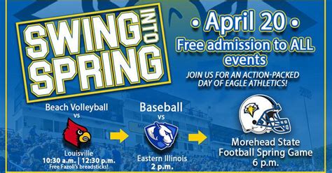 Morehead State Athletics 2019 Swing Into Spring event April 20