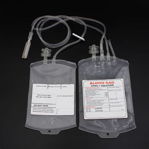 Medical 450ml Cpda 1 Blood Collection Bag Blood Bag And Blood Bag Price