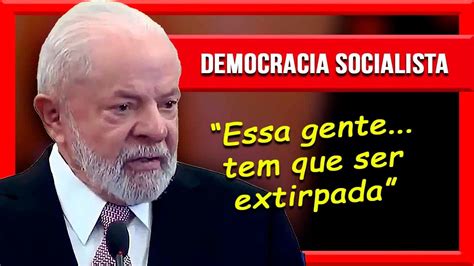 CRIMINALIZAÇÃO do ANTICOMUNISMO e a FRASE de LULA Essa gente tem que