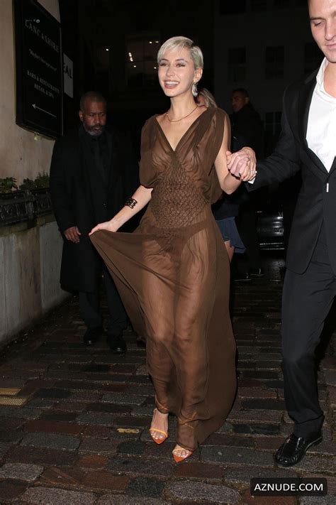 Iris Law Sexy Flashes Her Hot Tits And Thong At Soho Mews Mayfair Event In London AZNude