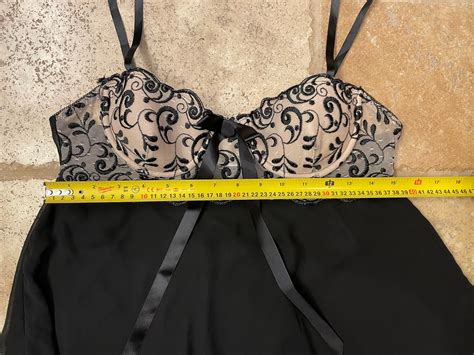 Vintage Sheer Black Babydoll Lingerie Nightie Sexy Lingerie Etsy