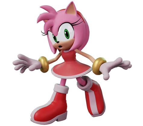 ( Blender ) Amy Rose ( SF ) by HGBD-WolfBeliever5 on DeviantArt