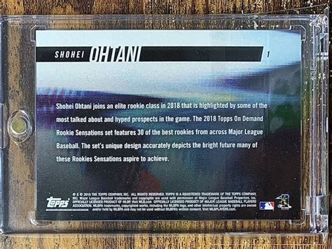 Letao Shohei Ohtani Topps On Demand Rookie