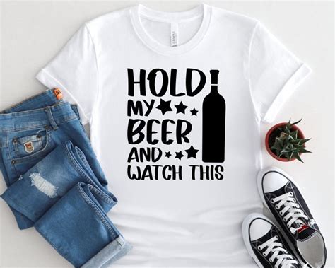 Hold My Beer And Watch This Svg Beer Svg Beer File Dad Svg Etsy