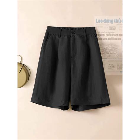 Quần Short Đũi Xuất Hàn Không Nhăn Lưng Chun BigSize đến 70kg Siêu Hot 001 Shopee Việt Nam