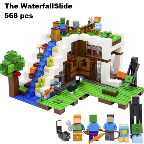 18028 Lepin База на водопаде копия 21134 Лего Майнкрафт