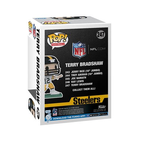 Nfl Legends Steelers Terry Bradshaw Funko Pop Vinyl Figure 247